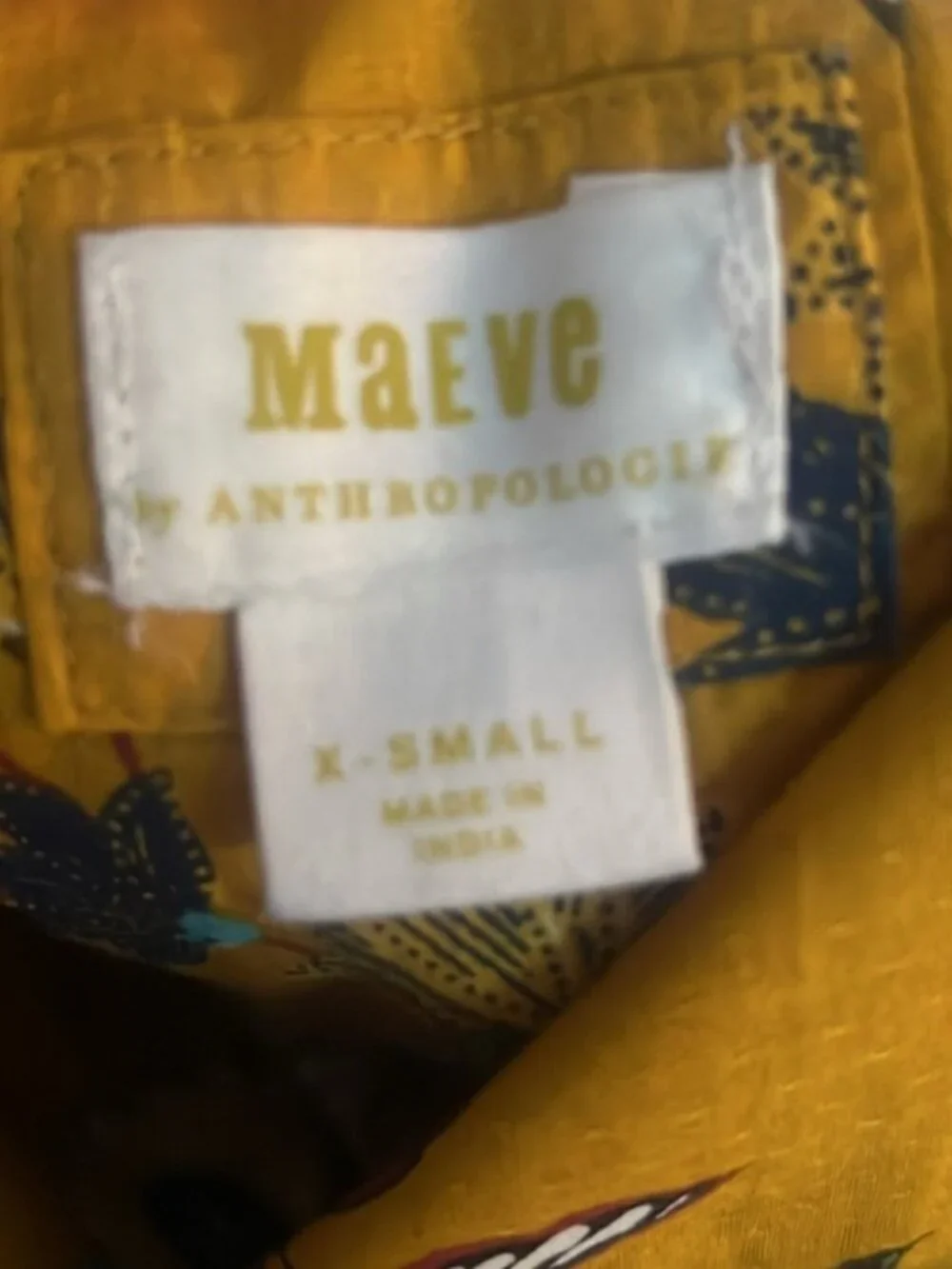 Maeve anthro line